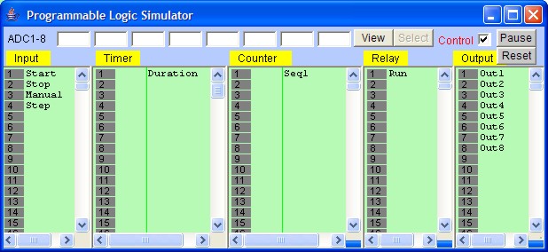 light sequencing ladder logic program examples