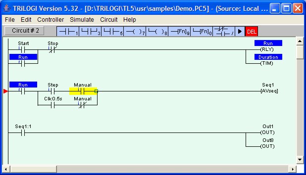 Ladder Logic Editor